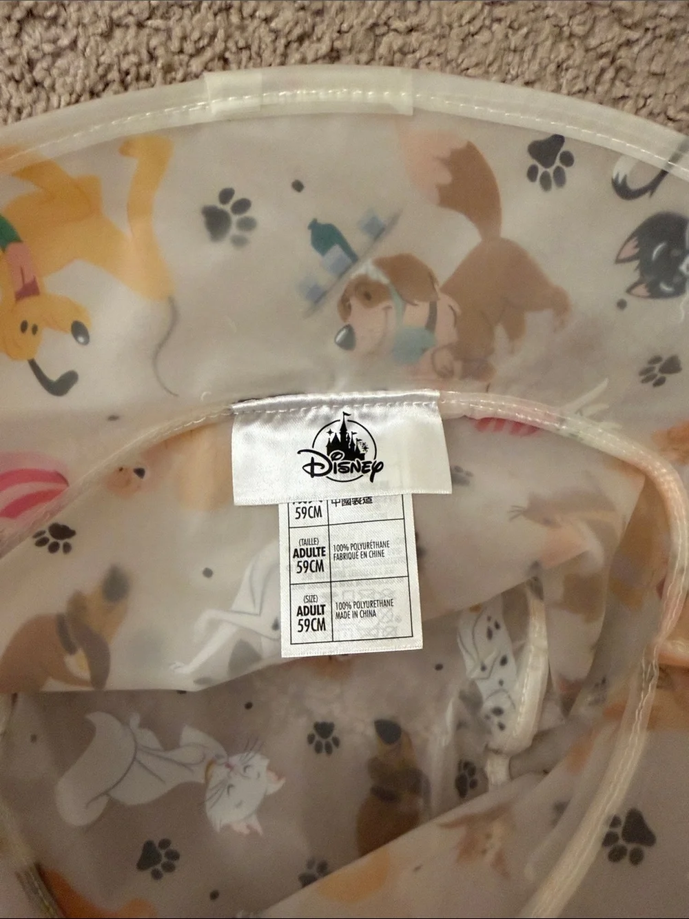 Disney Dogs & Cats Rain Bucket Hat